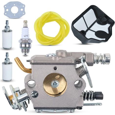 Carburateur pour Husqvarna 36 41 136 137 141 142 Tronçonneuse, Pièces de Rechange Accessoire Moteur Numéro de Pièce OEM WT-834 Kit de Réparation de Carburateur (1/5)
