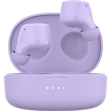 Écouteurs Sans Fil Bluetooth 5.2 Commandes Tactiles Double Microphone Belkin Lavande (1/5)