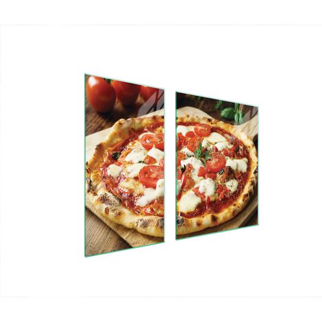 GLASSCHUTZPLATTE FÜR HERD 90x52 PIZZA (1/5)