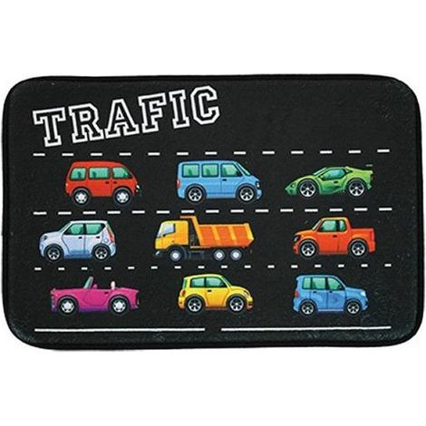 Tapis déco imprimé 45x75cm TRAFIC (1/4)