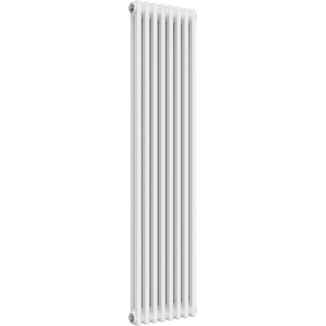 Reina Colona 2 Column Designer Radiator 1500mm H x 380mm W - White