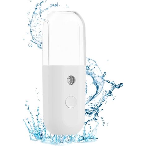 Mini humidificateur portable à brume froide pour le visage, blanc, 106 x 35 mm (1/3)