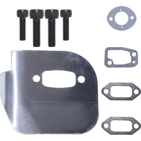 Kit de déflecteur et protection thermique pour Husqvarna 268K 272 272K 272S 272XP pour tronçonneuse, déflecteur de silencieux, joint de silencieux, joint d'admission, joint de carburateur, vis de sile (1/5)