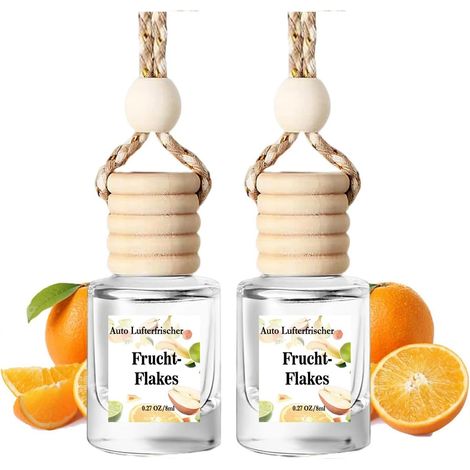 Car Air Freshener Hanging Air Freshener Essential Oil Diffuser for Car Long Lasting for Women Fruity (1/5)