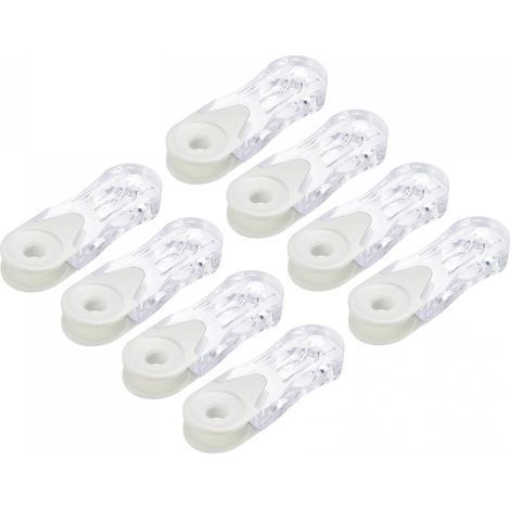 Lot de 8 poids de cordon de store 90 mm pour rideau de fenêtre et volet roulant vertical romain Blanc (1/4)
