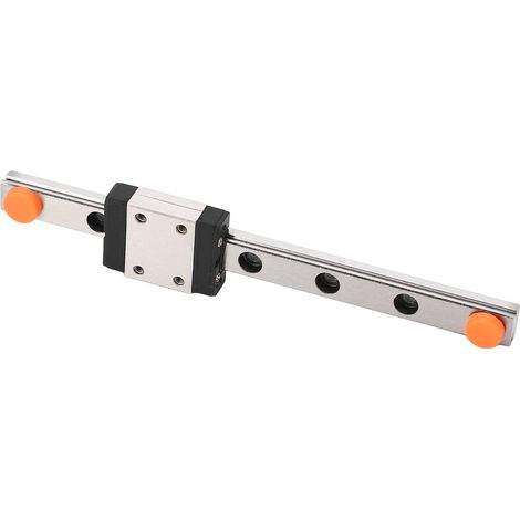 Rail de guidage linéaire en acier avec palier et bloc de chariot MGN7C‑100‑1R