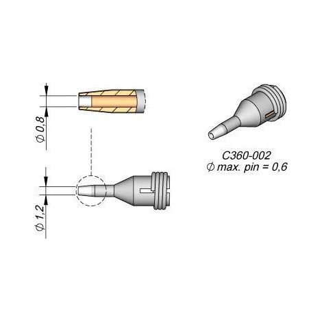 JBC C360002 dissaldante ugello per DS360 a