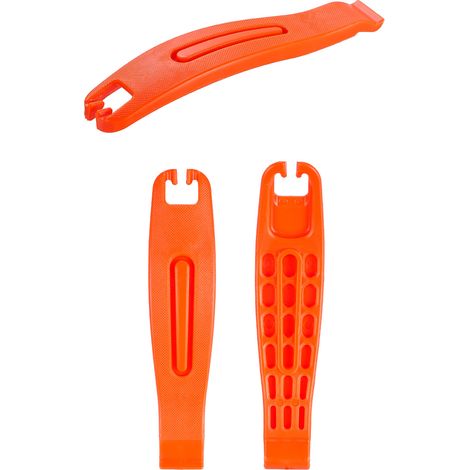 Jeu de 3 démonte-pneus vélo en nylon, outils de démontage pneu pour VTT et vélo de route, accessoires de réparation crevaison, solide et pratique (1/5)