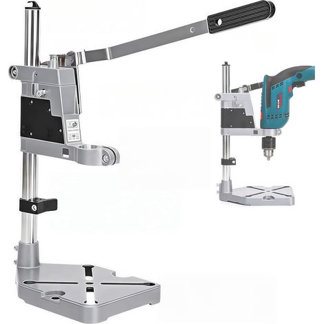 Colonne de Support de Perceuse Réglable - Diamètre de Serrage 43 mm pour un Perçage Précis (1/5)