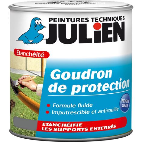 Goudron De Protection Anti-Humidité et Étanchéité Satin Noir Julien 2,5 L