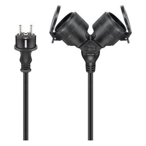 Goobay prolunga elettrica gialla 10 m 16 A 250 V