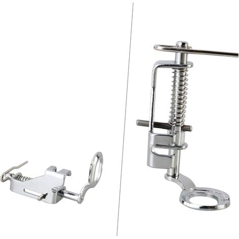 Prensatelas metálico para bordado para máquinas de coser domésticas (1/5)