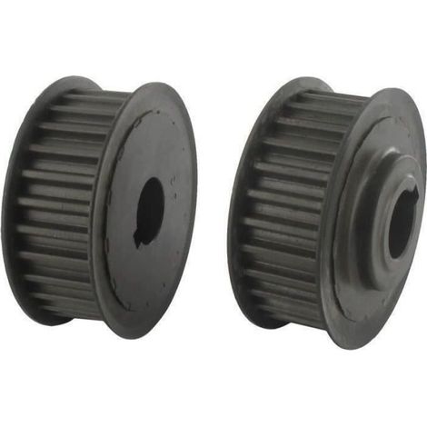 Poulie - 28 Dents - Ø Intérieur 20 Mm - Ø Extérieur 75 Mm - Hauteur 28 Mm - Pour Motoculture TC 102 - 1 Pièce (1/2)