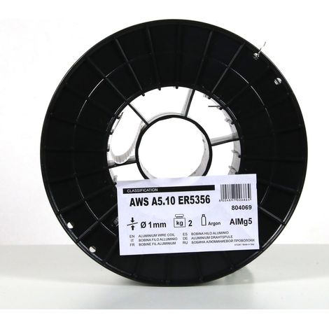 Telwin 804069 Bobina Filo Alluminio D. 1 mm 2 kg per Saldatura, 0.1 V, 1 mm - 2 kg, Grigio (1/3)