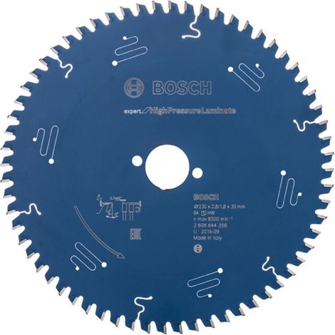 Lame de scie circulaire Expert pour stratifié haute pression, 230 x 30 x 2,8 mm, 64 (1/5)