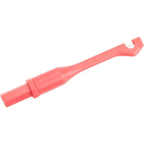 Sonde de Test Multimètre Rouge en Plastique Conception sans Perçage et Identification Facile pour Tests de Circuit et Réparations Domestiques (1/5)