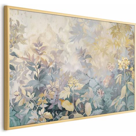 Poster – Wandteppichmuster mit bunten Blumen (1/4)