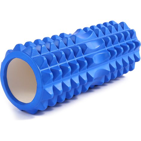 Rouleau de massage Yoga Column Fascia Roll en mousse EVA, idéal pour le massage, le fitness et la rééducation.