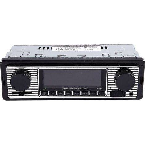 Bluetooth Vintage Car Radio Mp3 Player Stereo Usb Aux Classic Car Stereo Audio (1/5)