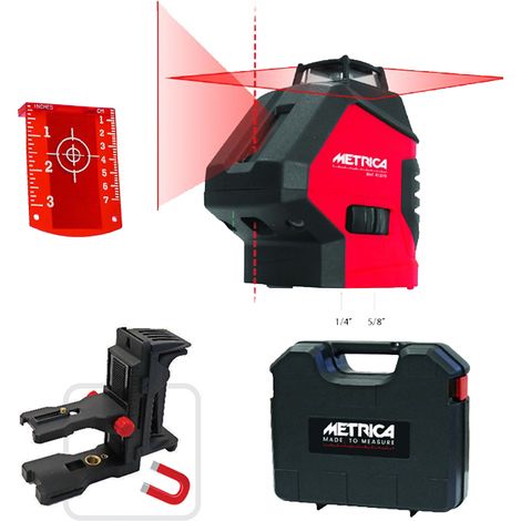 Laserbox 360 METRICA + 1V + 2 Punkte Grün - 61375