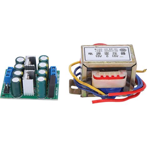 Kit de composants électroniques : Convertisseur 12V AD24LOPA + Transformateur secteur 15V AC TB443 (1/5)