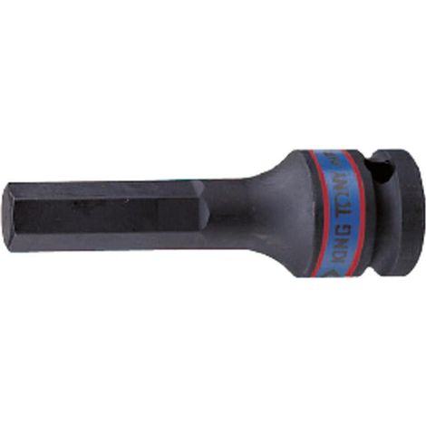 Bussola de impact esagonale King Tony 9 mm 1/2" 80 mm per utensili a percussione pneumatici o elettrici de, acciaio robusto, alta durata