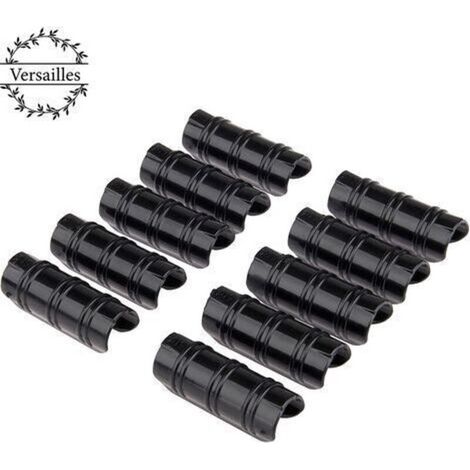 Clips de serre, 20pcs 20mm Versailles Clips de tuyau pour fixer les couvertures aux serres de jardin, films, plantes