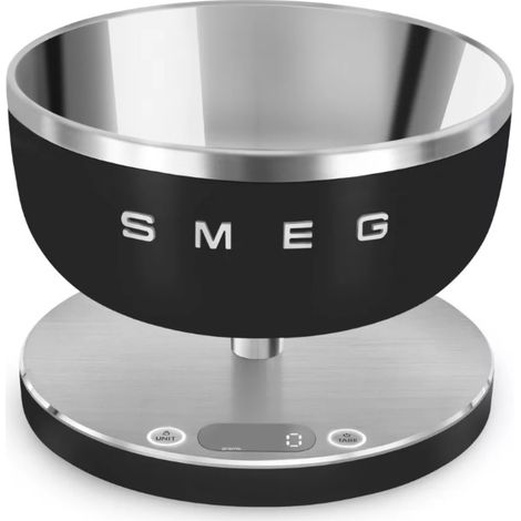 Smeg – Balance de cuisine électronique 5kg – Précision 1g – Écran LED – Bol lavable au lave-vaisselle – Rechargeable par USB (1/6)