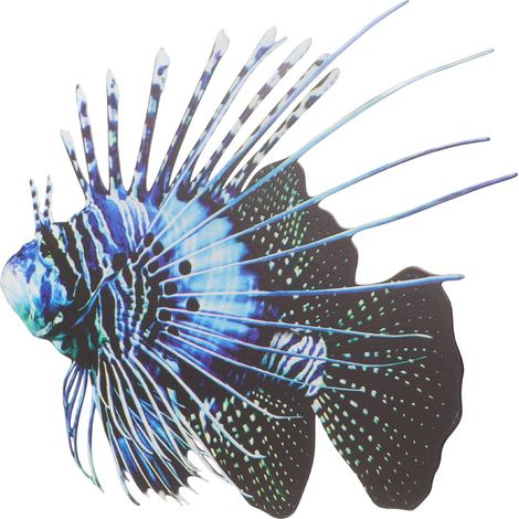 murale en forme de poisson en fer HOOWIFFY ornement (1/5)