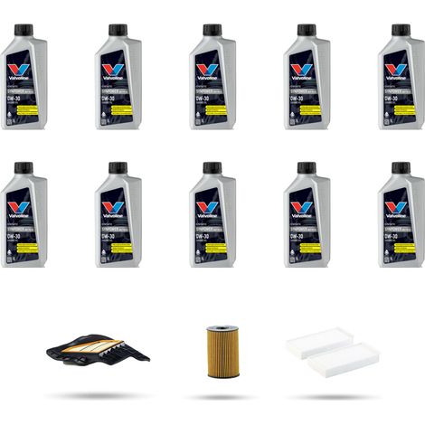 Kit tagliando 3 FILTRI e 10L OLIO compatibile con Bmw serie 6 (F12, F13) 650i 300kw dal 2011 (1/4)