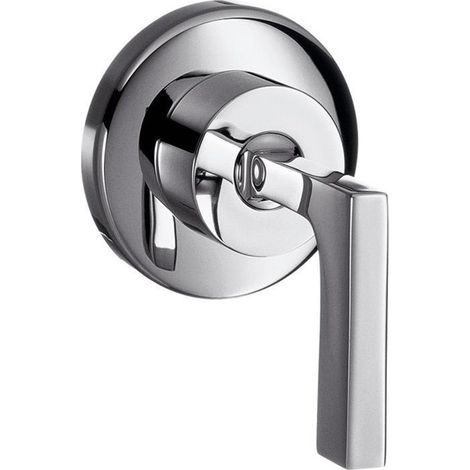 Set de finition pour robinet d'arrêt 1/2et 3/4poignée manette chroméé