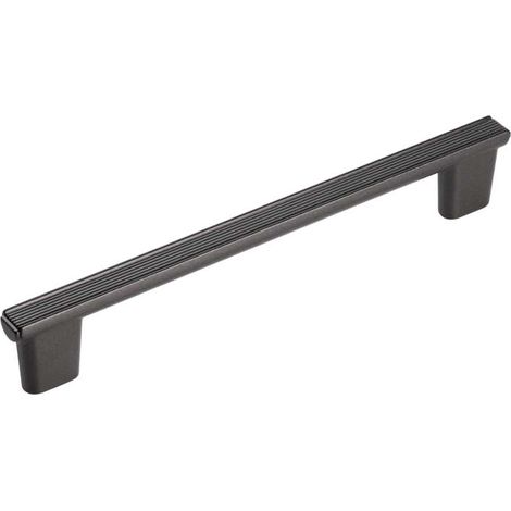 Poignée de meuble riva rama - Entraxe : 160 mm - Longueur : 177 mm - Décor : Ardoise - MARELLA (1/2)