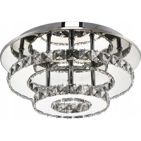 DECKENLAMPE KRISTALL LED 20W RUND APP412-C