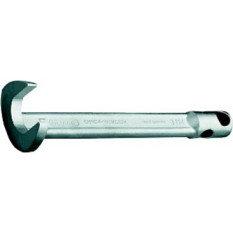 Llave de garra, lado e/plano : 14 mm, Largo 160 mm, para broca 8 mm, Espesor de la horquilla : : 5,5 mm