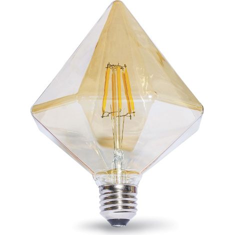 LAMPARA DECORATIVA FILAMENTO LED E27 4W 2200K 360º 230V (1/2)