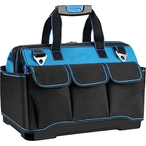 Sac À Outils Électricien Oxford résistant imperméable multi-poches Sac À Outils Électrique Grande Capacité Pour Extérieur Construction Réparation Auto Maison Garage Atelier Électricien (1/5)