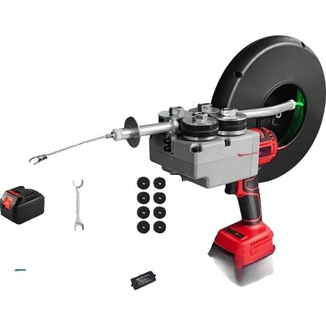 Macchina per infilare, estrattore di fili elettrico, batteria ricaricabile, 40 m (1/2)