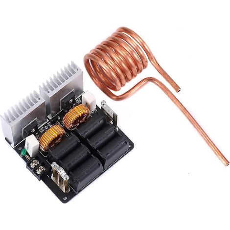 Unité de chauffage par induction haute fréquence ZVS 1000 W, entrée 12-48 V CC, courant maximal 20 A, puissance continue 500-800 W (1/5)