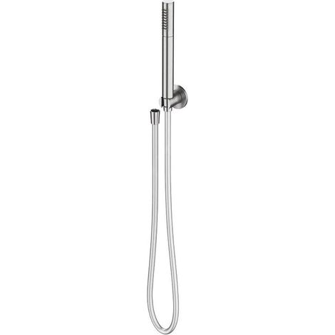 Cersanit Inverto - Set de pommeau de douche, support et flexible, nickel S951-401 (1/4)
