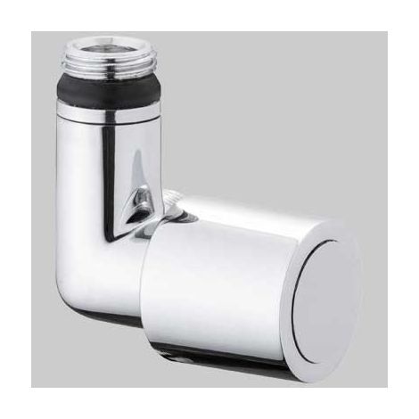 VALVOLA DAFNE TERMOSTATICA AD ANGOLO SX CROMO  1/2  24 x 1.5     ICMA