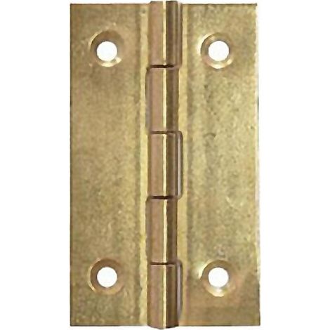 P. S. bisagra 5005 3 1/2 latonada caja 24 , Bisagra 5005 hierro latonado 3 1/2 pulgadas. Caja de 24 unidades. - Tamaño: 87x46mm. Espesor 1.25mm - Para fijar tanto en madera como en