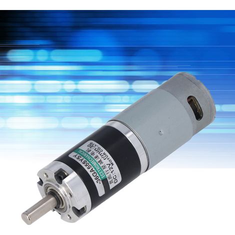 Moteur à engrenages planétaires 12 V 15 W, micro-moteur CC à vitesse variable (marche avant et arrière), 30 tr/min (1/5)