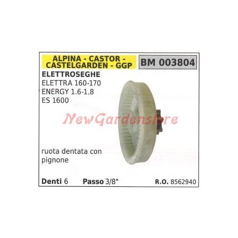 Piñón ALPINA para motosierra ELETTRA 160 170 003804