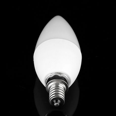 3W LED-Kerzenlampe mit Farbwechsel, AC85-265V, mit Fernbedienung (E12RGB+Warmweiß) (1/5)
