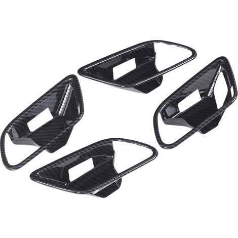 4 Garnitures de poignées de portes intérieures style carbone pour Mercedes Classe A W177 CLA C118 (1/5)
