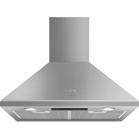 Smeg KSED65XE hotte Montée au mur Acier inoxydable 635 m³/h B