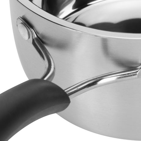 Pot à lait à poignée unique, marmite multifonctionnelle, casserole, casserole pour aliments pour bébés, poêle de cuisine (1/5)
