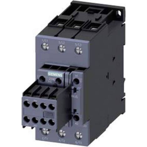 [NEUWERTIG] B-Ware Siemens Schütz Lastschütz Magnetschalter AC 400V 37kW 3polig Schraubanschluss S2 (1/2)