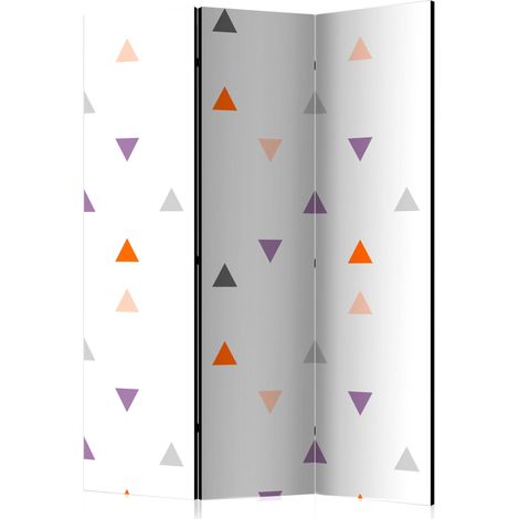 Paravento - Triangles Rain [Room Dividers] - 135x172 (1/4)