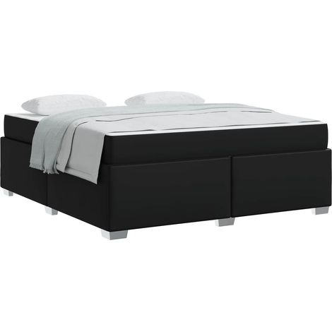Maison Exclusive - Bettrahmen mit Matratze Schwarz 180 x 200 cm S
